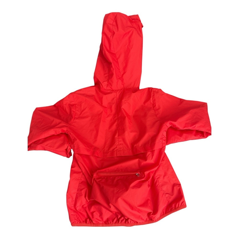 Athleta Ascender Jacket Womens XS Red Hooded Windbreaker Rain Zip SU19 446621 - Picture 5 of 6